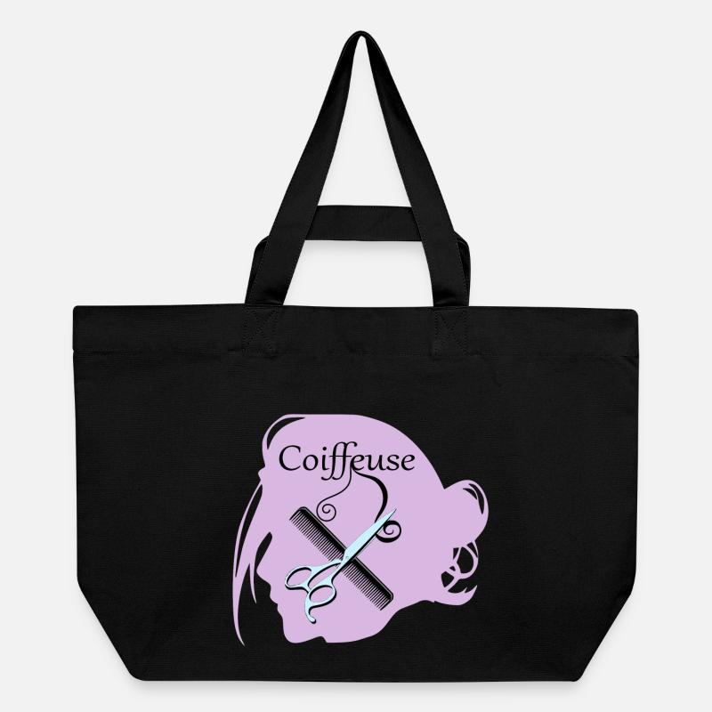 Frisör - Recycelte Shopping Bag von Stanley/Stella - Schwarz