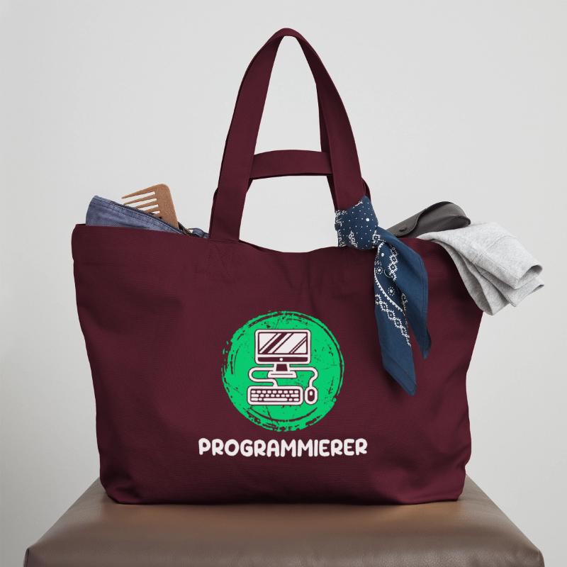 Computerfreak Skripting Developer Programmierer Recycelte Shopping Bag von Stanley/Stella