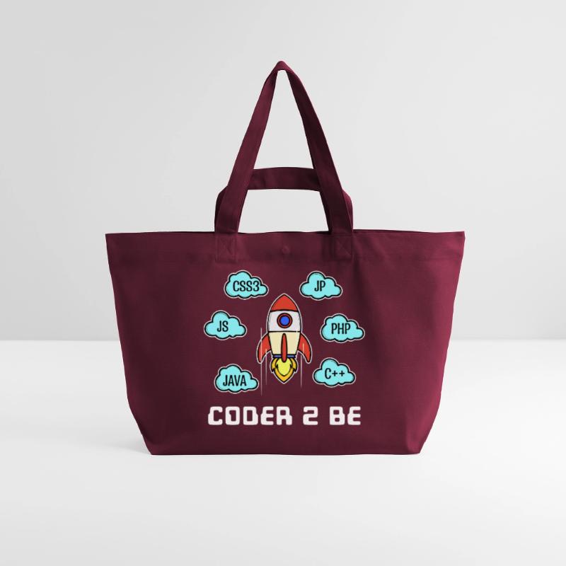 Developer Statement Css Php Java C++ Programmer Recycled Shopping Bag Stanley/Stella