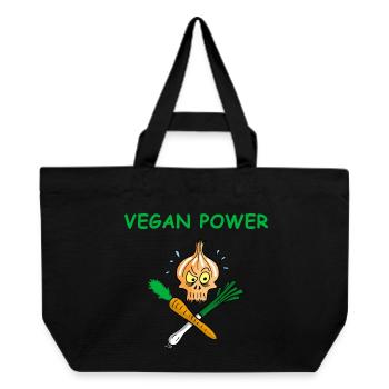 Le pouvoir des véganes - Cabas recyclé Stanley/Stella - noir - Devant