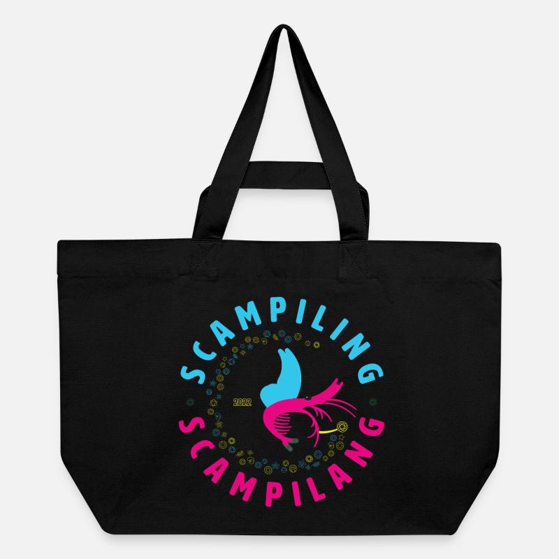 Scampiling - Recycelte Shopping Bag von Stanley/Stella - Schwarz