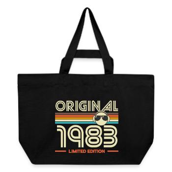 Original 1983 Retro Edition - Recycled Shopping Bag Stanley/Stella - black - Front