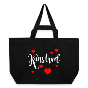Artistic cycling, artistic cycling, indoor cycling - Recycled Shopping Bag Stanley/Stella - black - Front