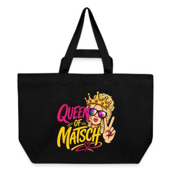 Queen of Matsch - Blond - Recycelte Shopping Bag von Stanley/Stella - Schwarz - Vorne
