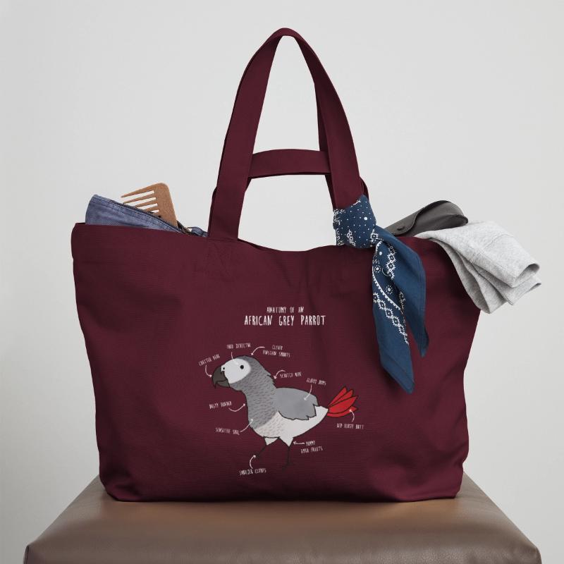 Ball Python Anatomy Recycled Shopping Bag Stanley/Stella