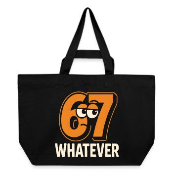 Six Seven : Whatever Italian Brainrot Humour Meme - Cabas recyclé Stanley/Stella - noir - Devant