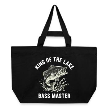 Fishing Bar Master River Lake - Recycled Shopping Bag Stanley/Stella - black - Front
