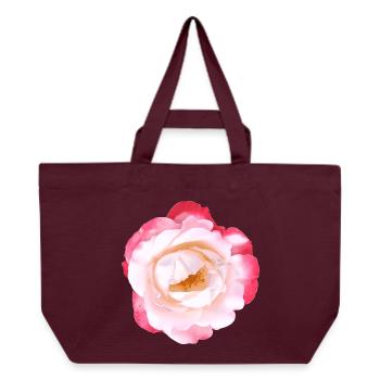 Rose - Cabas recyclé Stanley/Stella - bordeaux - Devant