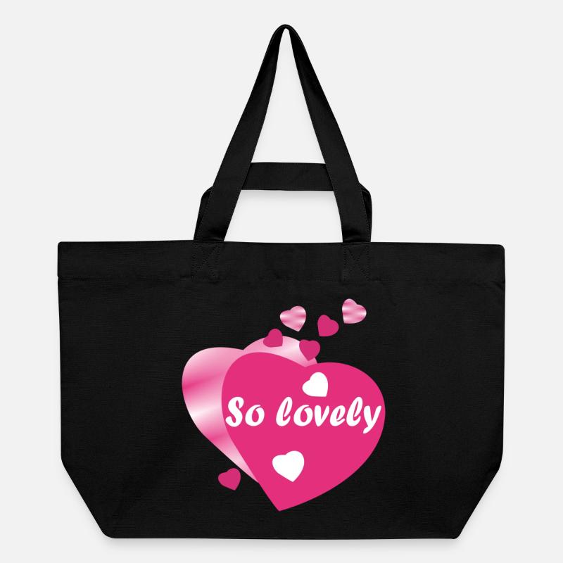 SO SCHÖN - Recycelte Shopping Bag von Stanley/Stella - Schwarz