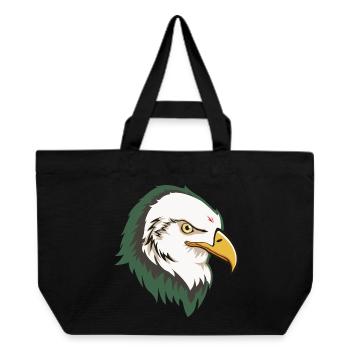 Eagle Head - Cabas recyclé Stanley/Stella - noir - Devant