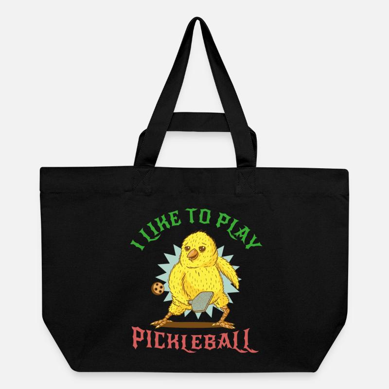 ich mag Pickleball - Recycelte Shopping Bag von Stanley/Stella - Schwarz