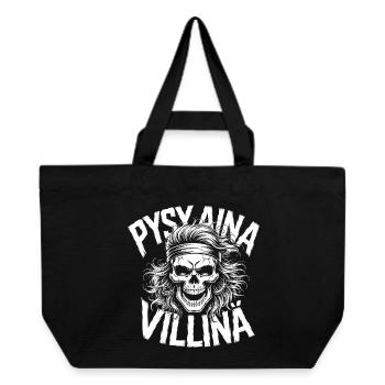 Wild Skull Design - Recycled Shopping Bag Stanley/Stella - black - Front