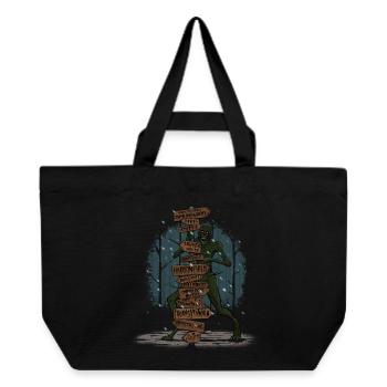 Evil Places - Recycled Shopping Bag Stanley/Stella - black - Front