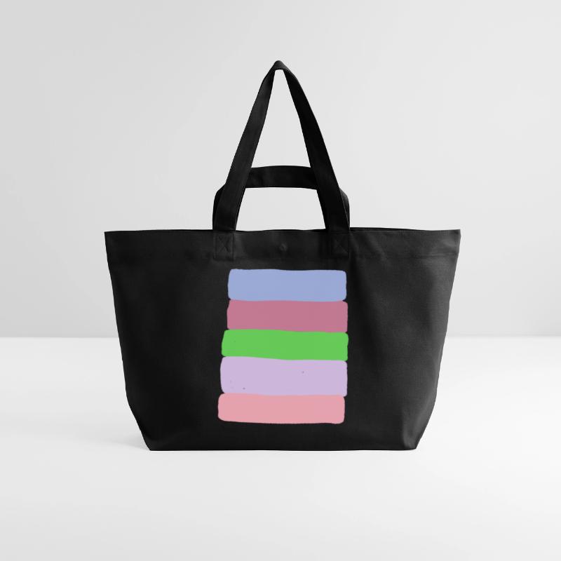 Pastellstreifen-Stack Recycelte Shopping Bag von Stanley/Stella