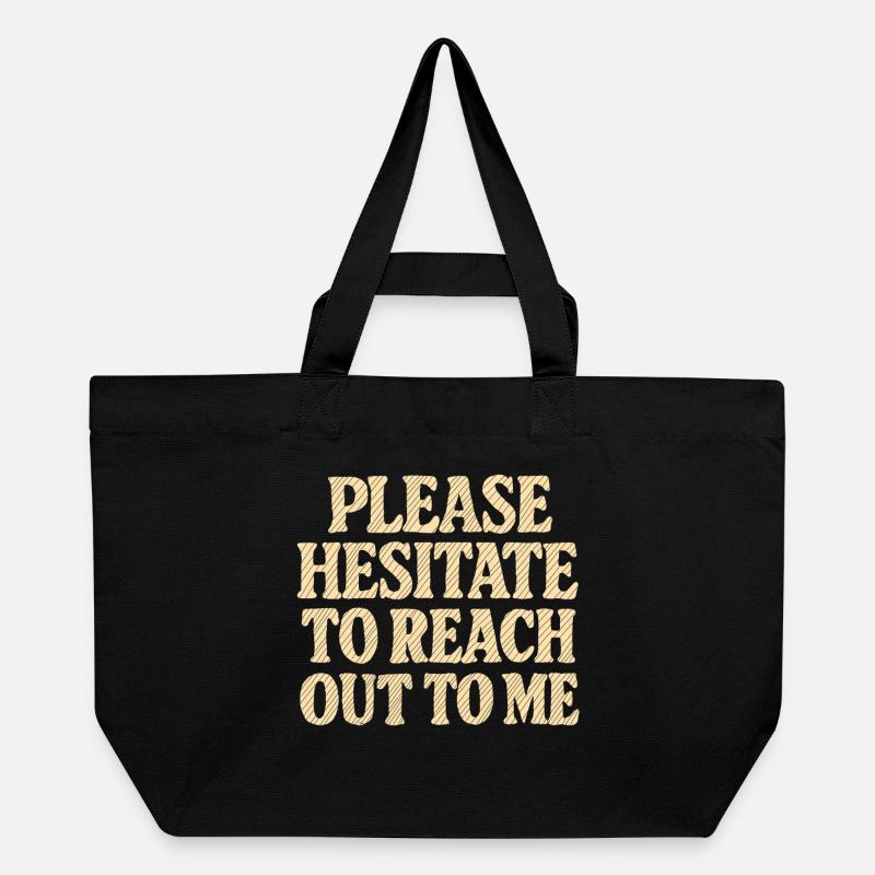 N’hésitez pas à me contacter - Cabas recyclé Stanley/Stella - noir