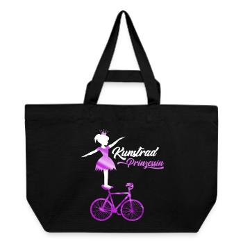 Artistic cycling, artistic cycling, indoor cycling - Recycled Shopping Bag Stanley/Stella - black - Front
