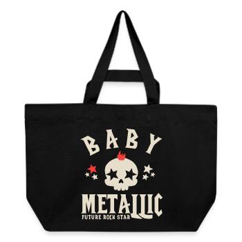 Baby metallic baby metal metal music - Recycled Shopping Bag Stanley/Stella - black - Front