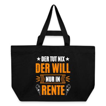 Pyro Retired - Recycled Shopping Bag Stanley/Stella - black - Front