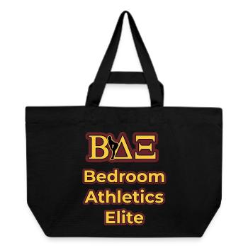 Bedroom Athletics Elite Logo Schmutzig Versaut - Recycelte Shopping Bag von Stanley/Stella - Schwarz - Vorne
