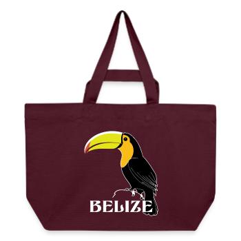 Tukan Belize - Recycelte Shopping Bag von Stanley/Stella - Burgunderrot - Vorne