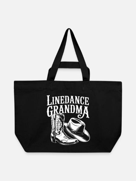 LineDance Großmama Boots - Recycelte Shopping Bag von Stanley/Stella - Schwarz