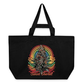 Sherbet du coucher du soleil - Cabas recyclé Stanley/Stella - noir - Devant