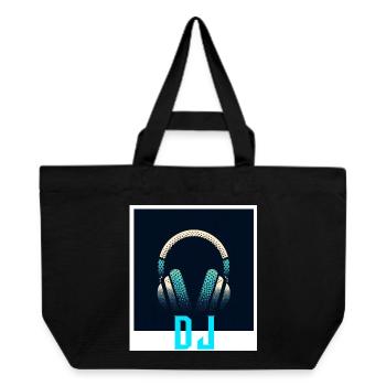 Disc jockey - Recycled Shopping Bag Stanley/Stella - black - Front
