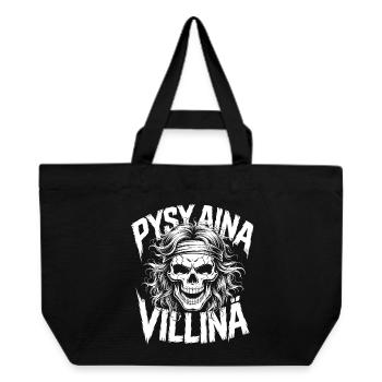 Wild Skull Design - Recycled Shopping Bag Stanley/Stella - black - Front