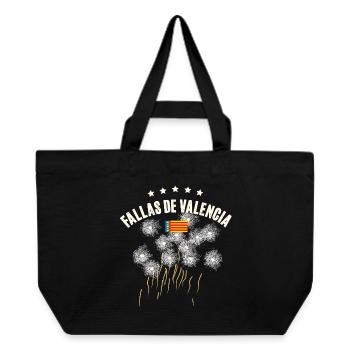 Fallas De Valencia Titan Salut - Recycled Shopping Bag Stanley/Stella - black - Front