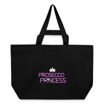Prosecco princess - Recycled Shopping Bag Stanley/Stella - black - Front