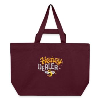 Honey Dealer - Recycled Shopping Bag Stanley/Stella - burgundy - Front