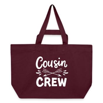 Équipage de cousin - Cabas recyclé Stanley/Stella - bordeaux - Devant
