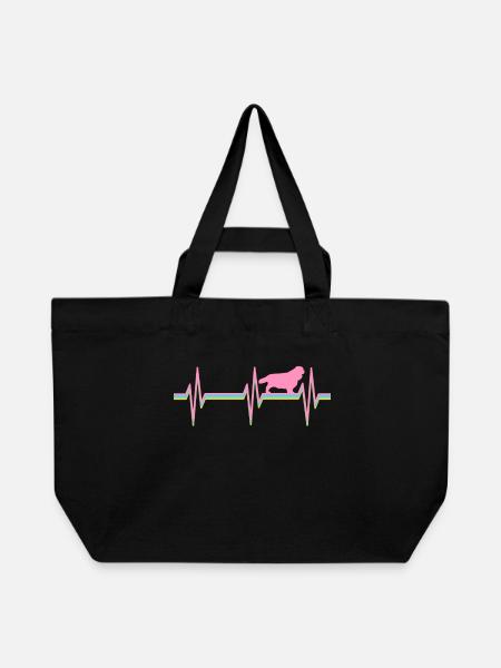 Cavalier King Charles - Recycelte Shopping Bag von Stanley/Stella - Schwarz