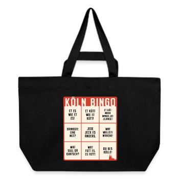 Köln Bingo Kölsch Et Kütt Alaaf Kölner Karneval - Recycelte Shopping Bag von Stanley/Stella - Schwarz - Vorne