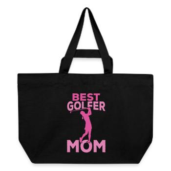 Mama Golferin - Recycelte Shopping Bag von Stanley/Stella - Schwarz - Vorne