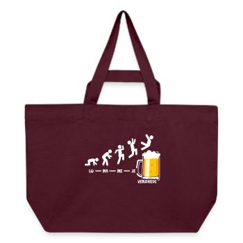 Bière Semaine Vendredi Week-end Fin De La Biere - Cabas recyclé Stanley/Stella - bordeaux - Devant