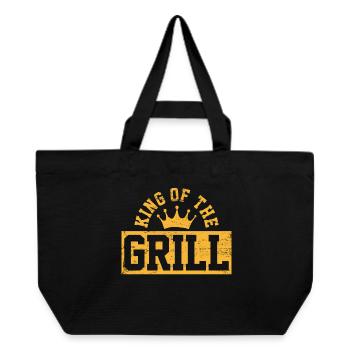 Grillen BBQ - Recycelte Shopping Bag von Stanley/Stella - Schwarz - Vorne