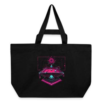 Billard Steampunk Look - Recycelte Shopping Bag von Stanley/Stella - Schwarz - Vorne
