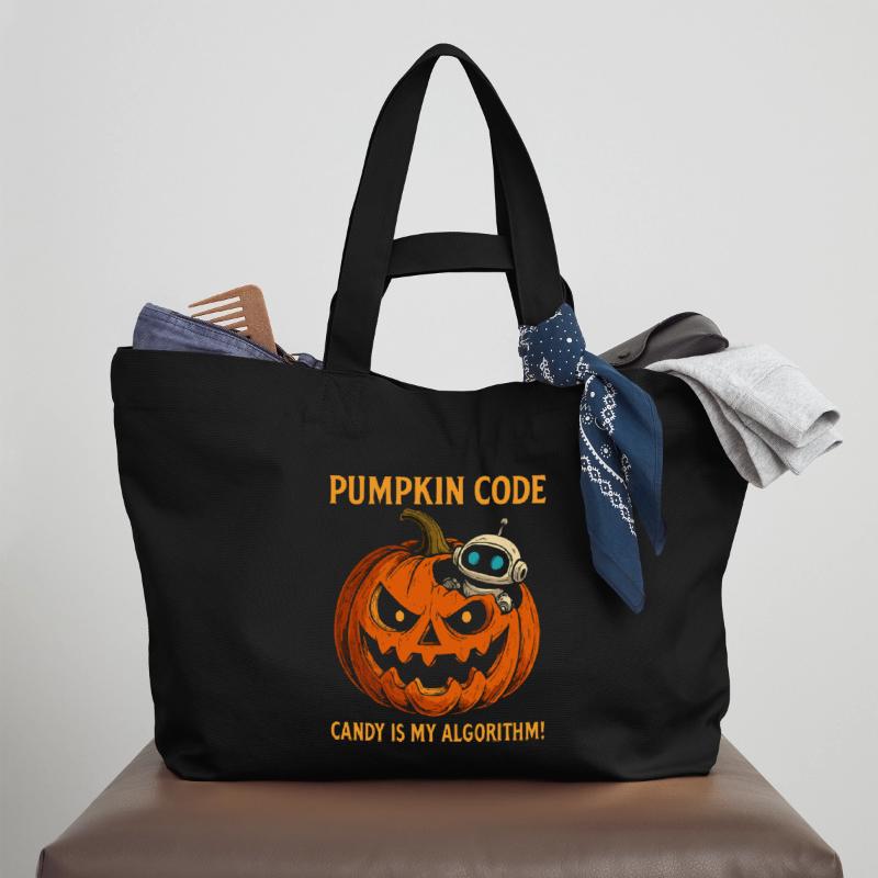 Pumpkin Code : Candy est mon algorithme ! Cabas recyclé Stanley/Stella