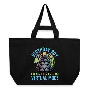 Birthday Gamer VR - Recycelte Shopping Bag von Stanley/Stella - Schwarz - Vorne