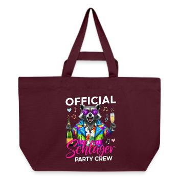 Équipe officielle de Schlager Party - Cabas recyclé Stanley/Stella - bordeaux - Devant