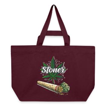 Stoner - Recycelte Shopping Bag von Stanley/Stella - Burgunderrot - Vorne