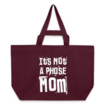 Ce n’est pas une phase Maman grunge Texte en gras - Cabas recyclé Stanley/Stella - bordeaux - Devant