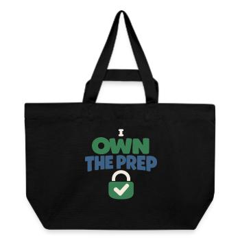 Familienvorsorge Notfallplaner Prepper - Recycelte Shopping Bag von Stanley/Stella - Schwarz - Vorne