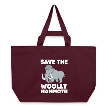 Mammut - Recycelte Shopping Bag von Stanley/Stella - Burgunderrot - Vorne
