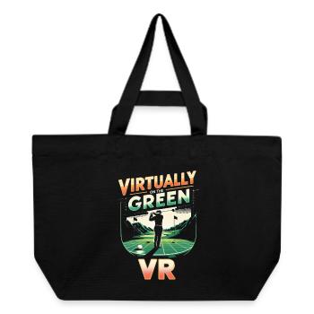 Golf simulator - Recycled Shopping Bag Stanley/Stella - black - Front
