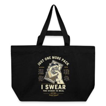 Just One More Pack I Swear The Chase Is Real - Recycled Shopping Bag Stanley/Stella - black - Front