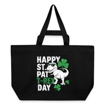 St Patrick's Rex Day Tee - Recycled Shopping Bag Stanley/Stella - black - Front