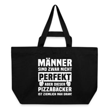Pizza Baker - Recycled Shopping Bag Stanley/Stella - black - Front