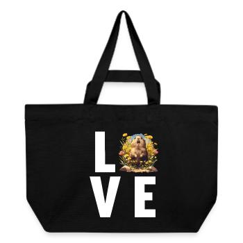 Lemmings Lemming - Recycled Shopping Bag Stanley/Stella - black - Front